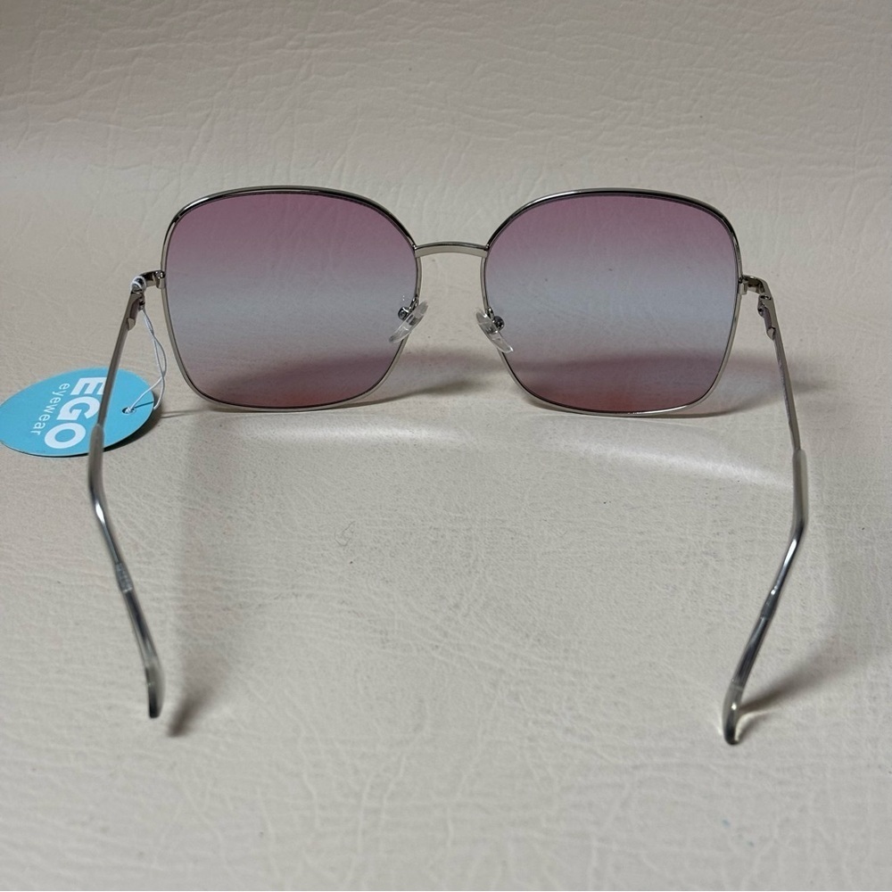 EGO WOMEN'S OVERSIZED SQUARE STYLE THREE TONED LENS SUNGLASSES - Picture 3 of 7